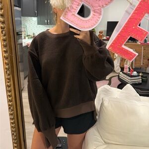 Free People Cozy Oversized Fleece 🤎